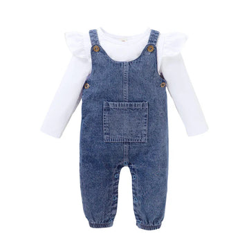 Baby Girl Denim Clothing Set